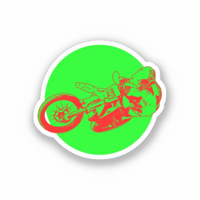 Motocross Klistermärken (Framsida)