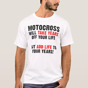 Motocross Liv åt Dina År Rolig Smutsig Cykel Tröja