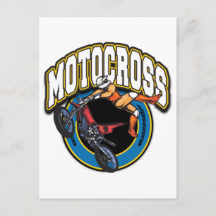 Motocross-Logotyp Vykort