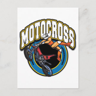 Motocross-Logotyp Vykort