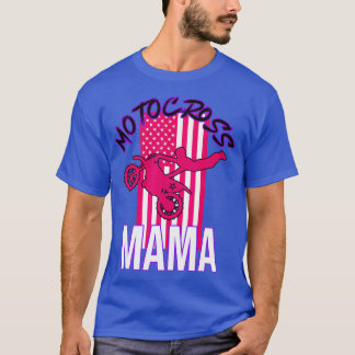 MotoCross Mamma Fearless Dirt Bike Mamma T Shirt