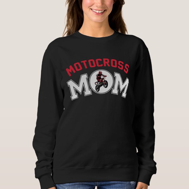 Motocross Mom Motocross Player For Mother s Day T Shirt (Framsida)