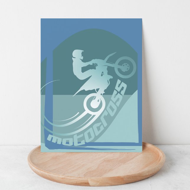 Motocross moto kor dirtcycle moto x Postcard Vykort (Skapare uppladdad)