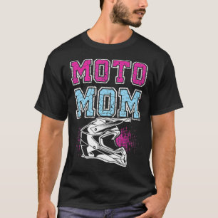 Motocross Moto Mamma MX Dirtcykel T Shirt