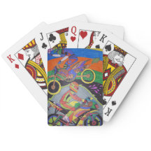 Motocross Motorcykel Poker Spelkort