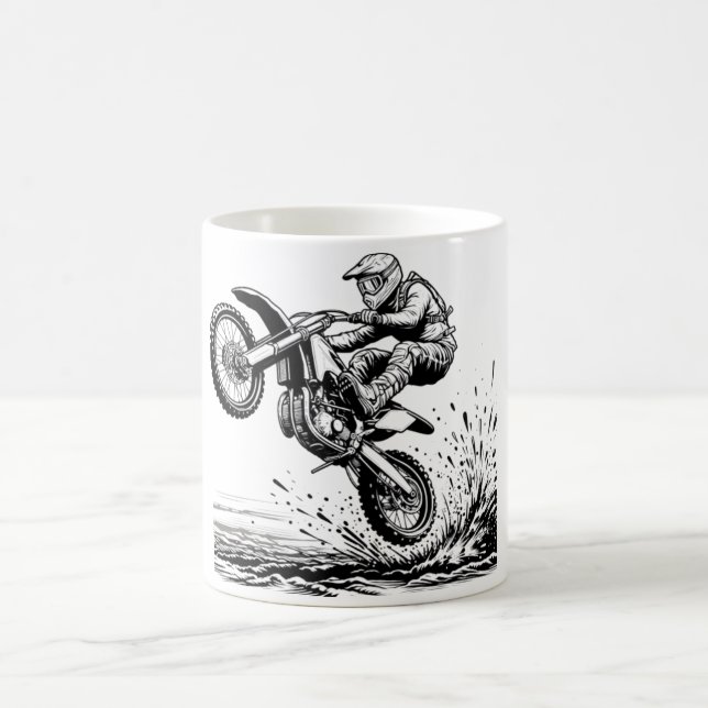 motocross-mugg kaffemugg (Center)