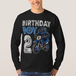 Motocross MX 2nd Gift 2-årig Dirt Bike Birthda T Shirt