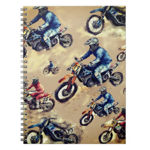 Motocross-off-road art anteckningsbok