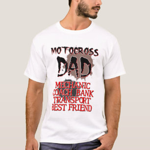 Motocross Pappa Dirt Bike T-Shirt