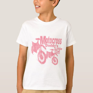 Motocross Pappor Girl T Shirt