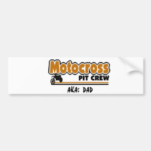 Motocross Pit Crew Bildekal