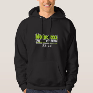 Motocross Pit Crew Pappa Sweatshirt Med Luva