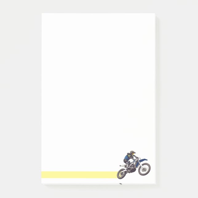 Motocross Post-it Block (Framsida)