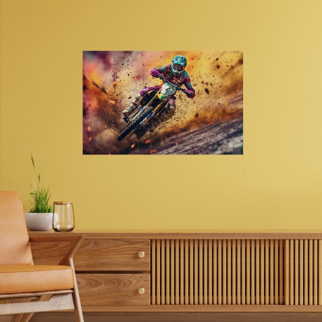 Motocross Poster (Vardagsrum 2)