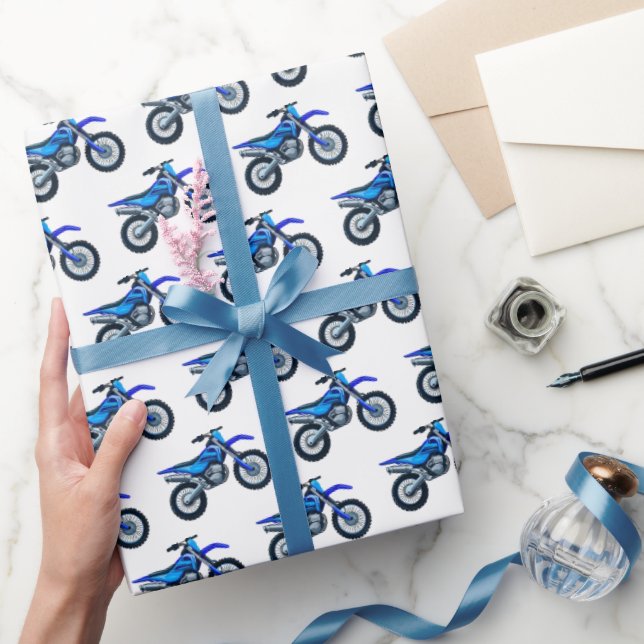 Motocross presentpapper, Dirt Bike presentpapper (Gifting)