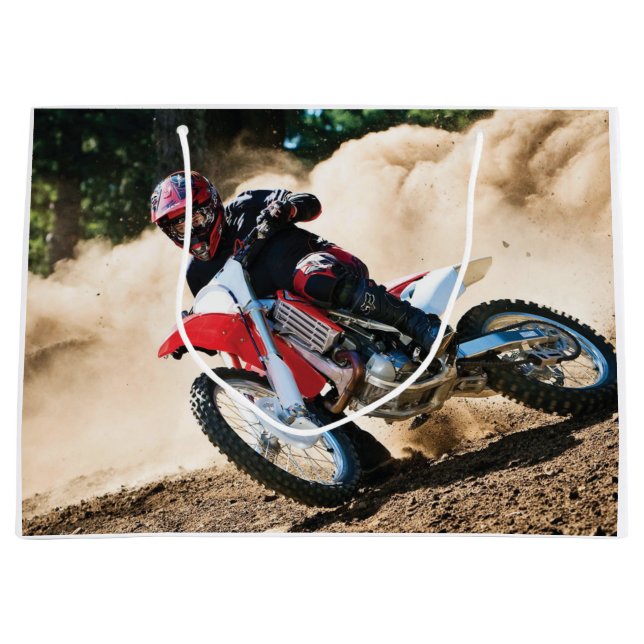 Motocross rider dekorativ kudde (Framsidan)