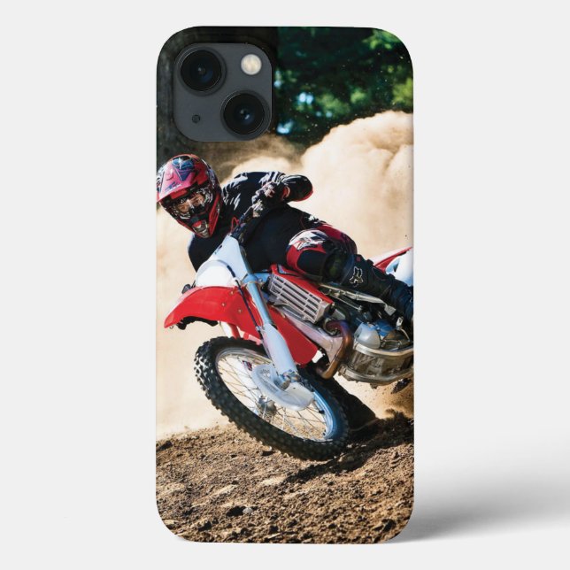 Motocross rider dekorativ kudde (Baksida)