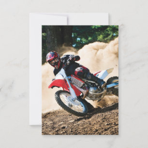 Motocross rider dekorativ kudde OSA kort