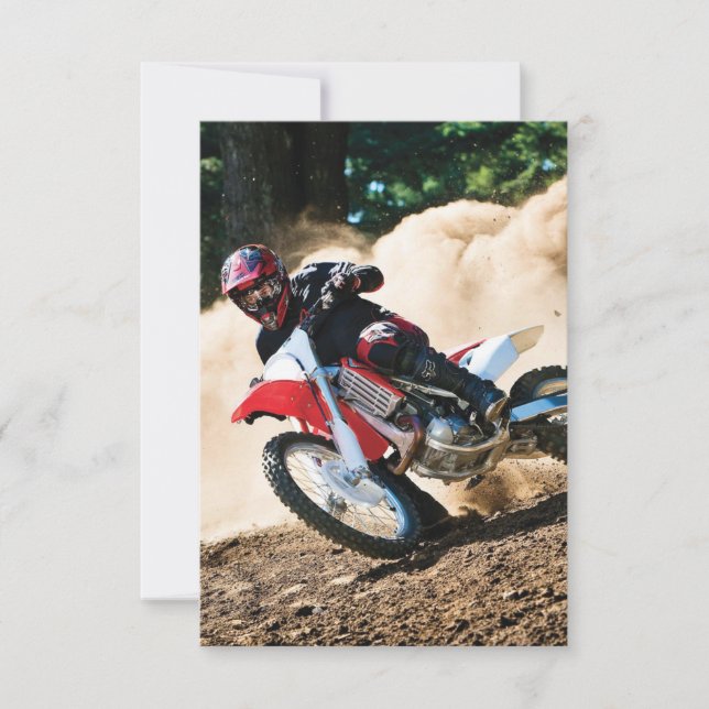 Motocross rider dekorativ kudde OSA kort (Framsida)