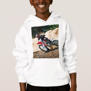 Motocross rider dekorativ kudde t shirt