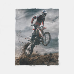 Motocross rider fleecefilt