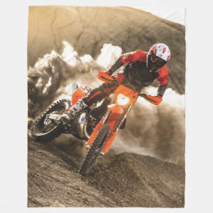 Motocross Rider Fleecefilt