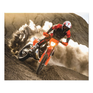 Motocross Rider Fototryck