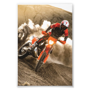 Motocross Rider Fototryck