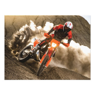 Motocross Rider Fototryck
