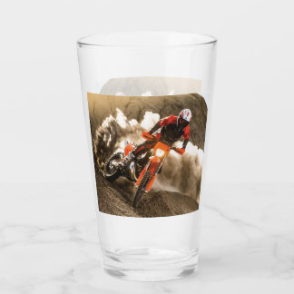 Motocross Rider Glaskopp