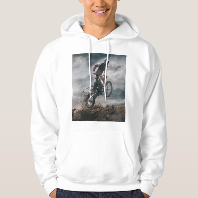 Motocross rider hoodie (Framsida)