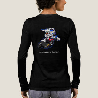 Motocross Rider Illustrated Backpack T Shirt