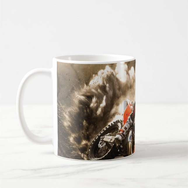 Motocross Rider Kaffemugg (Vänster)