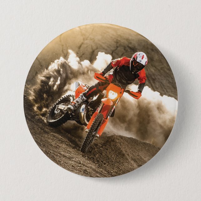 Motocross Rider Knapp (Framsida)