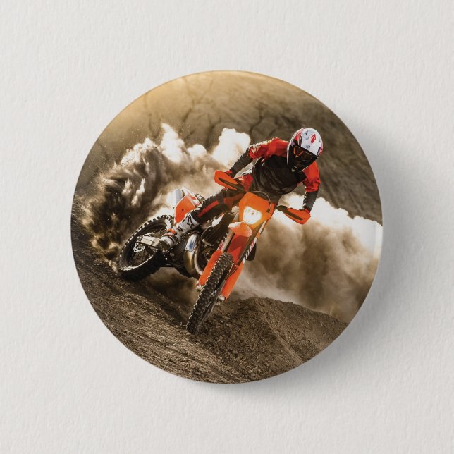 Motocross Rider Knapp (Framsida)