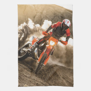 Motocross Rider Kökshandduk