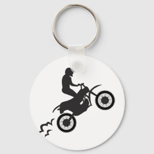 Motocross Rider Nyckelring