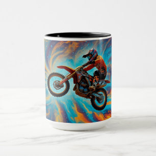 Motocross Rider och Dreamscape Mugg