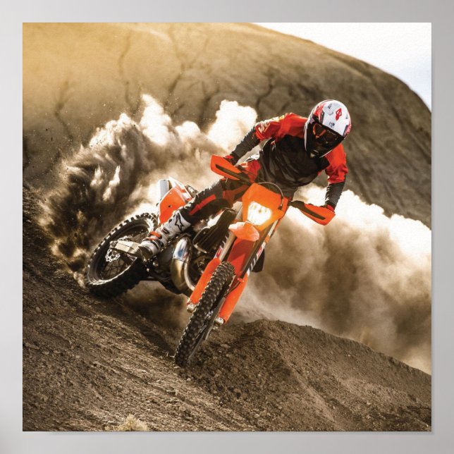 Motocross Rider Poster (Framsidan)