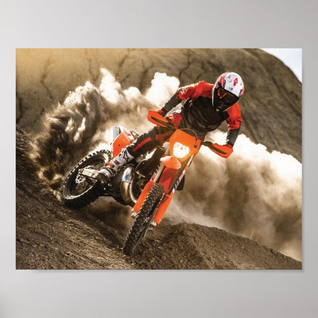 Motocross Rider Poster (Framsidan)