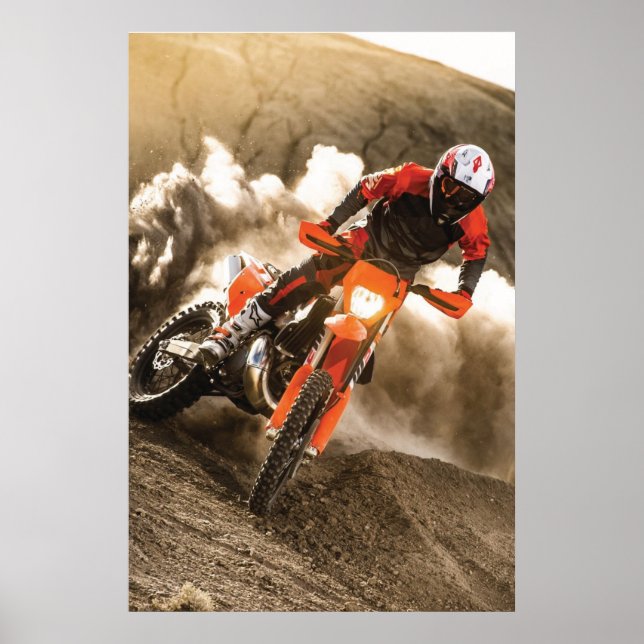 Motocross Rider Poster (Framsidan)