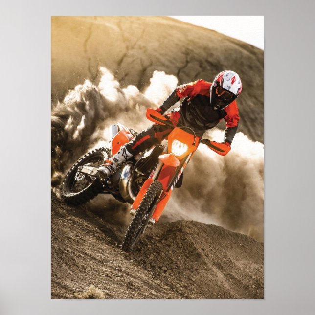 Motocross Rider Poster (Framsidan)