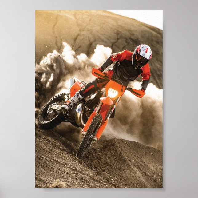 Motocross Rider Poster (Framsidan)