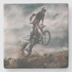 Motocross rider stenunderlägg