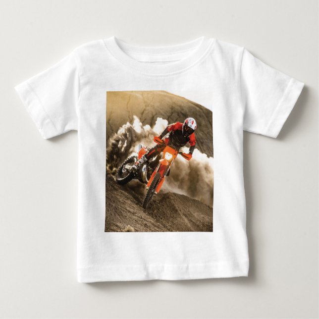 Motocross Rider T Shirt (Framsida)