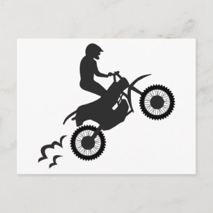 Motocross Rider Vykort