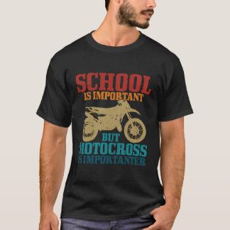 Motocross School är en viktig, underbar Vintage Di T Shirt