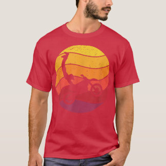Motocross Seatgrab Retro Stil Vintage1095 T Shirt