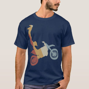 Motocross Seatgrab Retro Stil Vintage 797 T Shirt