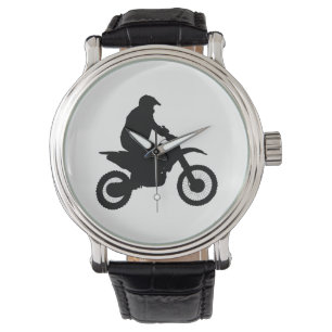 Motocross Silhouette Armbandsur